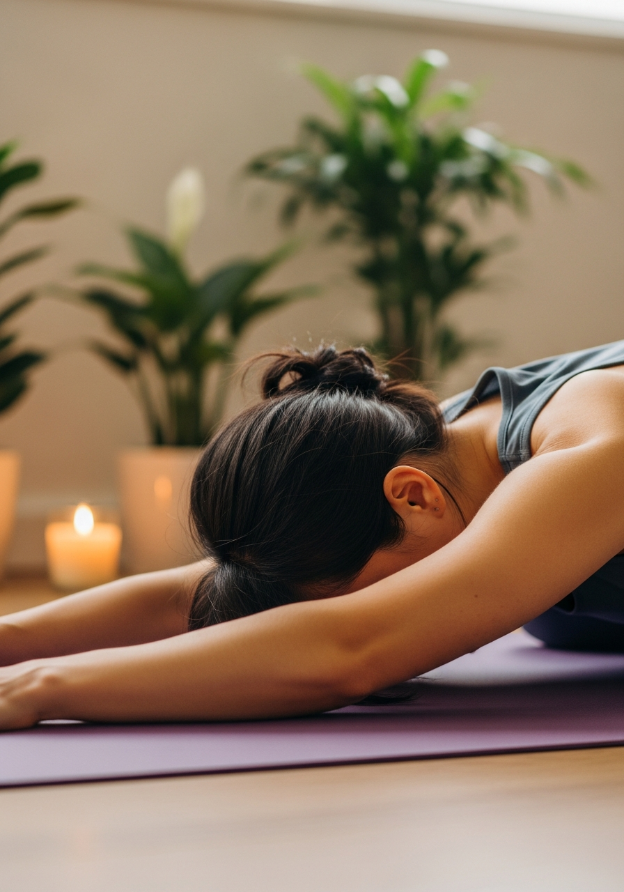 Расслабляющая йога дома